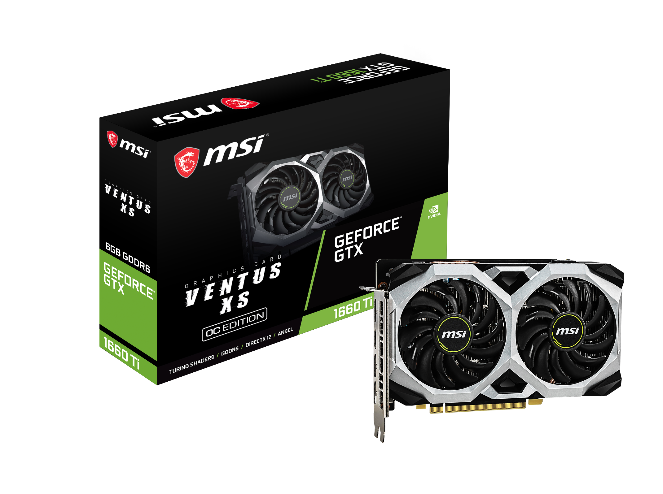 MSI、NVIDIA GeForce GTX 1660 Ti を搭載した「GeForce GTX