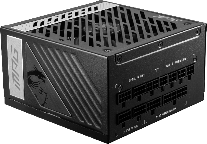 MSI、80PLUS GOLD認証取得のATXサイズ電源ユニット「MPG A1000G」を 