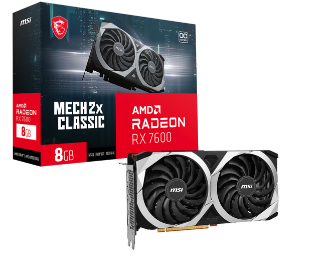 MSI、AMD Radeon(TM) RX 7600を搭載したグラフィックスカード「RADEON