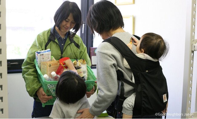 グッドごはんの食品配付イメージ グッドごはんの食品配付イメージ