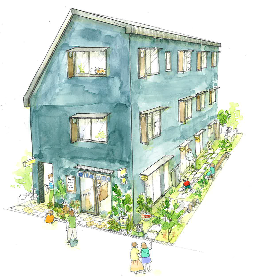 三軒茶屋に2020年6月オープン予定の保護猫を譲渡する賃貸住宅「SANCHACO」　物件コンセプト説明会を2/23、3/22に開催