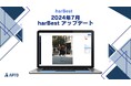 APTO、「harBest」の新機能と2024年7月アップデートを発表