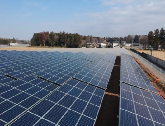 自社保有の太陽光発電設備：茨城県古賀市