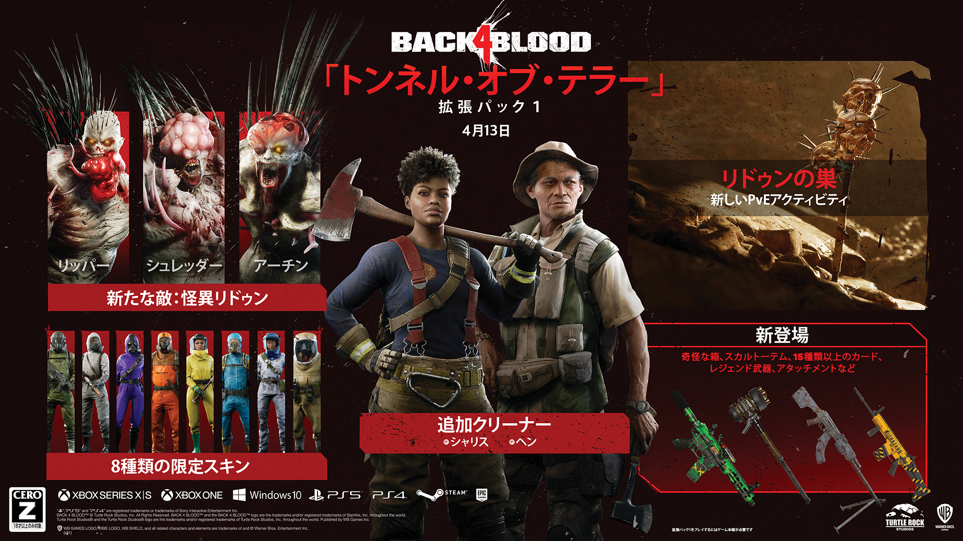 Back 4 Blood（バック・フォー・ブラッド）』総プレイヤー数が1,000万