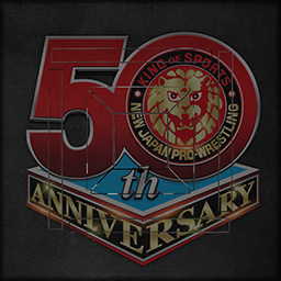 新日本プロレス50周年の卓背景