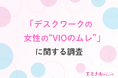 【働く女性の2人に1人が実感するVIOのムレ】「かゆみ」や「におい」で集中力低下に悩む声、一方でVIO脱毛経験者の7割が「不快感の軽減を実感」