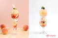 桃が主役のアツい夏がやってくる！1玉まるごとトッピングの“極上桃パフェ”が今年も登場