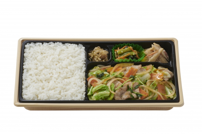 肉野菜炒め弁当660円（税込）