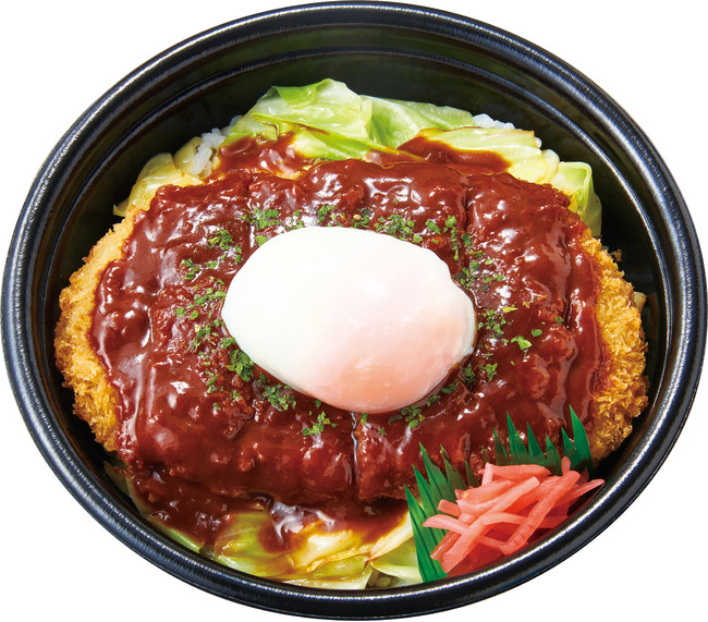 月見濃厚デミソースかつ丼　650円