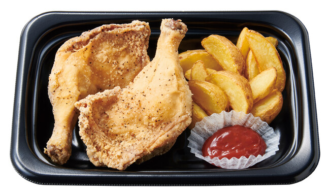 骨付きフライドチキン(2ヶ) &ポテトプレート 700円 骨付きフライドチキン(2ヶ) &ポテトプレート 700円