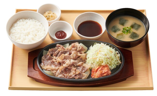 牛カルビ焼肉定食　950円