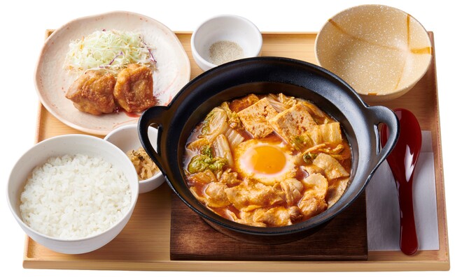 【から揚げ付】チゲ定食950円