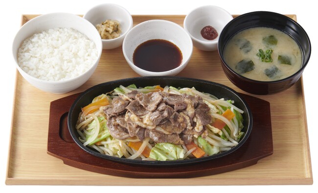 野菜とラムのジンギスカン定食 1,190円 野菜とラムのジンギスカン定食 1,190円