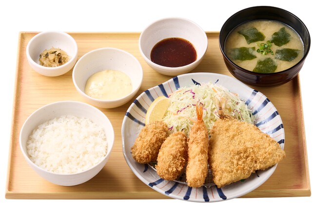 【10月新商品】5位 かきフライミックス定食※6 【10月新商品】5位 かきフライミックス定食※6