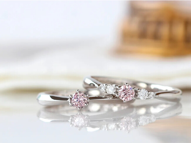 「出会えたのは運命」ともいえる、ピンクダイヤモンドの婚約指輪