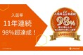 11年連続で入居率98%超達成!