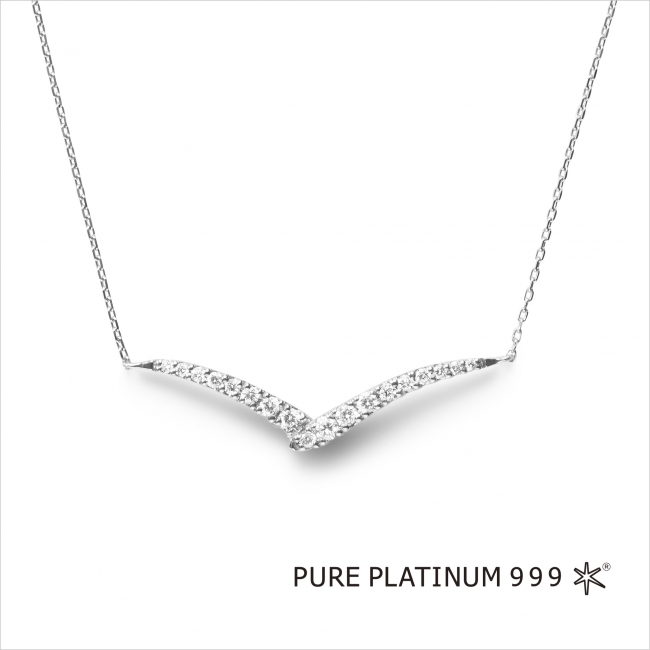 ポンテヴェキオ ダイヤネックレス PURE PLATINUM 999 - アクセサリー