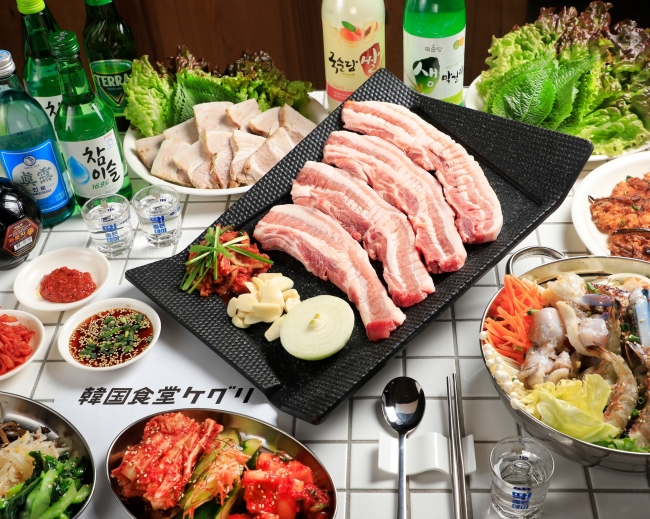 サムギョプサルは俺が焼く 韓国食堂ケグリ 生サムギョプサルをはじめとした 本格韓国料理のデリバリー テイクアウトをスタート 株式会社 経営学部のプレスリリース