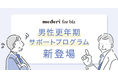 「mederi for biz」に男性更年期サポートプログラム新登場！