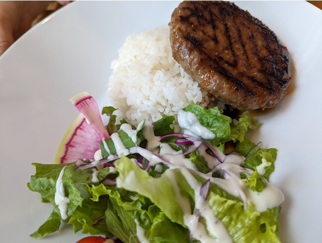 ビーフハンバーグプレート　1,104円