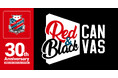 9/19(土)大分戦 試合前に「Red & Black Canvas」第二弾 巨大壁画のお披露目会を開催！