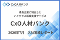 【入社実績のご報告】CxO人材バンクを通じ、2026年7月度に4名のハイクラス人材がIPO準備企業・グロース上場企業へジョインしました