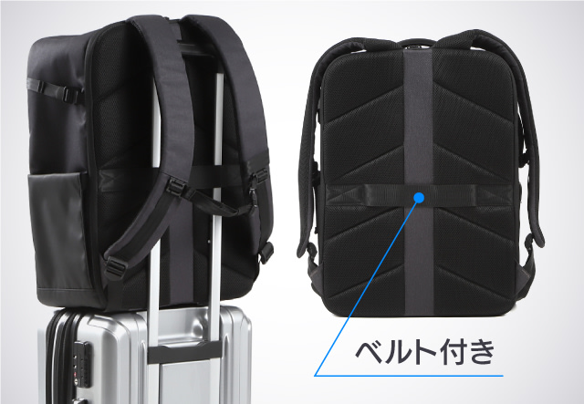 makuake BAGS MART バックパック ブラック/ブルー makuake BAGS MART バックパック ブラック/ブルー 未来を背負う