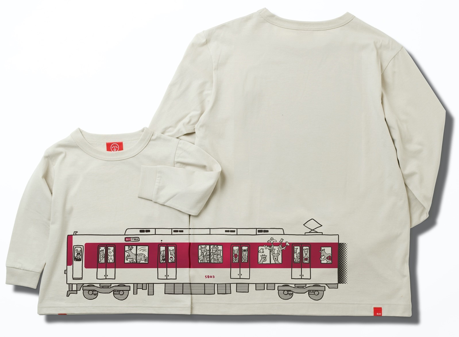 オジコ 6A ojico OJICO 長袖 ロンT 電車 - トップス(Tシャツ