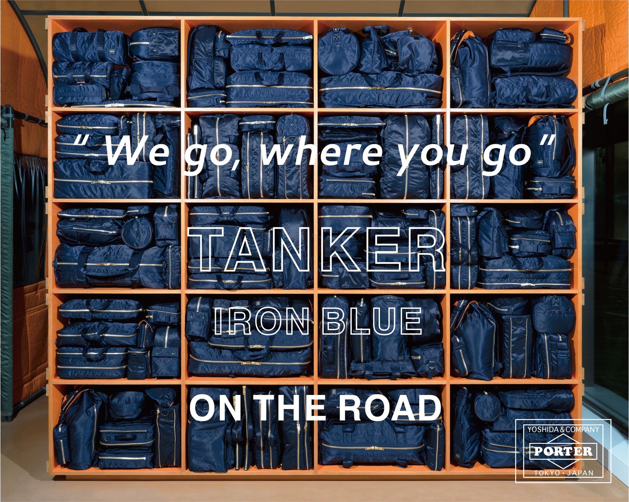 PORTER（ポーター）「TANKER（タンカー）」シリーズの新色「IRON BLUE 