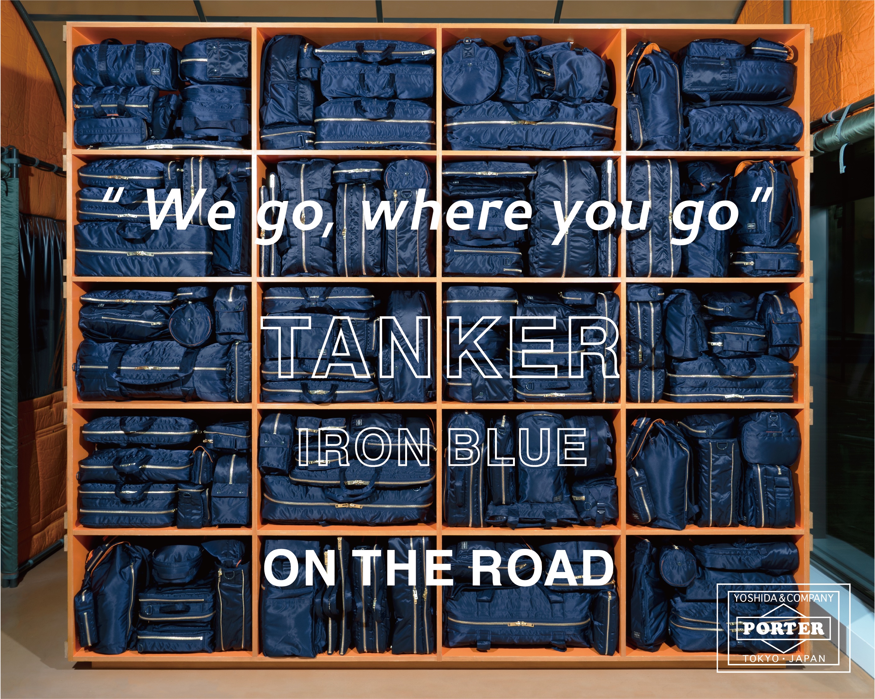 PORTER（ポーター）「TANKER（タンカー）」シリーズの新色「IRON BLUE ...