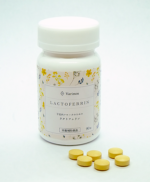 varinos 子宮内フローラのためのラクトフェリン 90粒 - 健康用品
