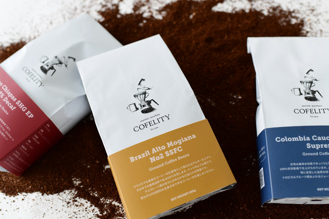 COFELITY Ground coffee beans