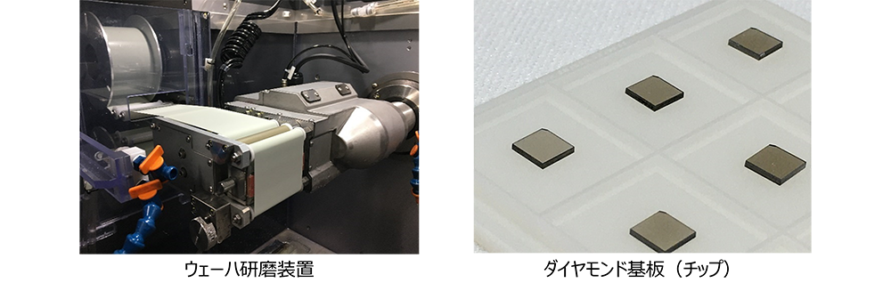 究極のパワー半導体材料「ダイヤモンドウェーハ」のエッジ研磨加工