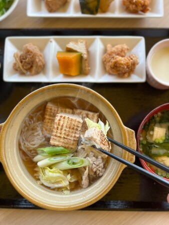 季節限定「五ケ山すき鍋御膳」 季節限定「五ケ山すき鍋御膳」