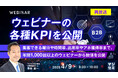 『【再放送】ウェビナーの各種KPIを公開』というテーマのウェビナーを開催