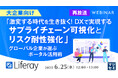 『【再放送】「激変する時代を生き抜く!DXで実現するサプライチェーンの可視化とリスク耐性強化」』というテーマのウェビナーを開催
