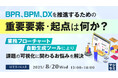 『BPR、BPM、DXを推進するための重要要素・起点は何か?』というテーマのウェビナーを開催