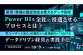 『経営・現場の意思決定を変えるデータ活用、Power BIを全社に浸透させるプロセスとは?』というテーマのウェビナーを開催