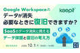 『Google Workspaceのデータが消失、必要なときに復旧できますか？』というテーマのウェビナーを開催