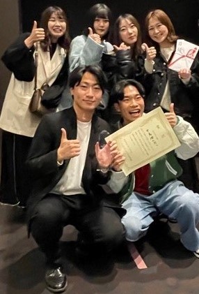 授賞式での集合写真 授賞式での集合写真