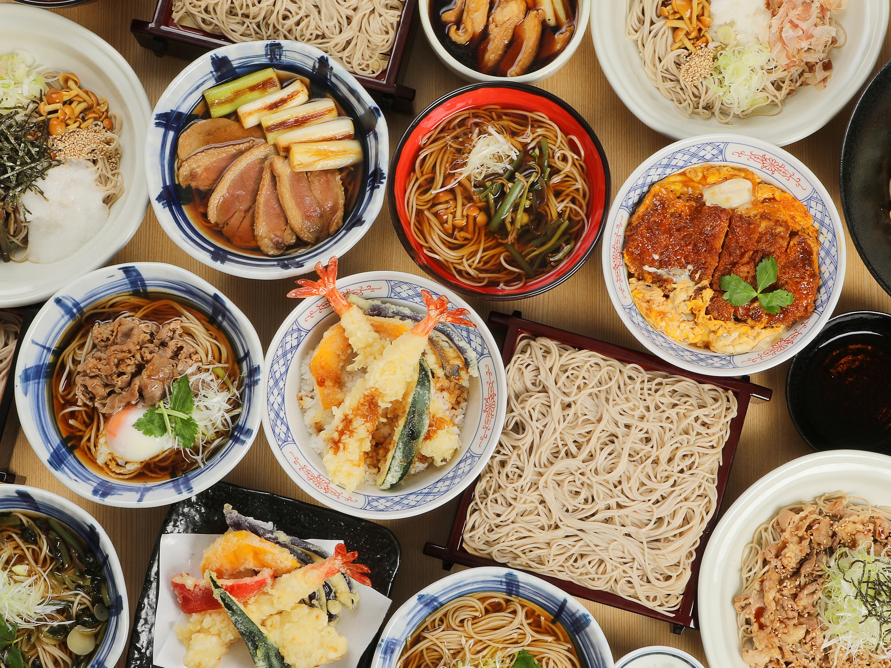 E1 東名 EXPASA海老名(上り)に「蕎麦(そば)・天麩羅