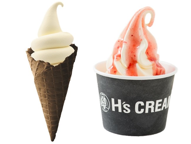 H’s CREAM　ソフトクリーム・サンデー