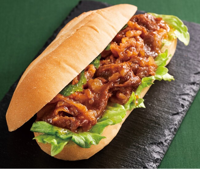 静岡県産茎わさび香る しずおか和牛サンド 1,300円