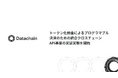 Datachain、トークン化預金によるプログラマブル決済のための統合クロスチェーンAPI基盤の実証実験を開始