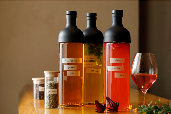 シェフのひらめきから生まれるノンアルコールドリンク シェフのひらめきから生まれるノンアルコールドリンク