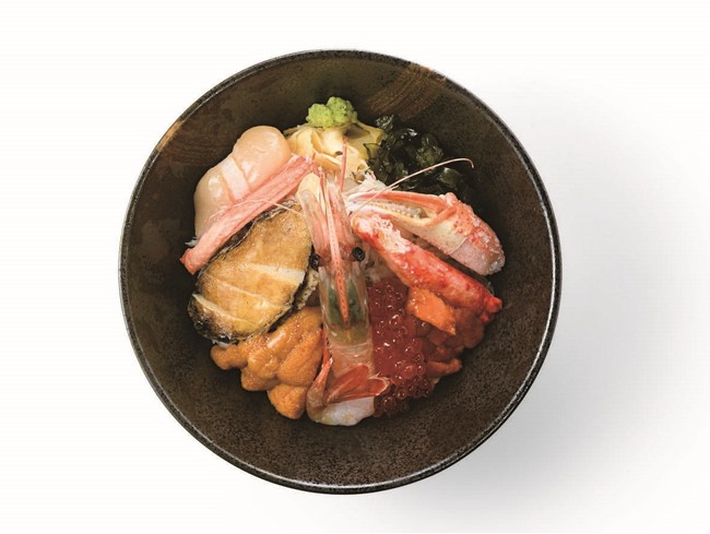 ひぜん「北海道蝦夷あわびうにいくらかに食べ比べ豪華海鮮丼」3,960円