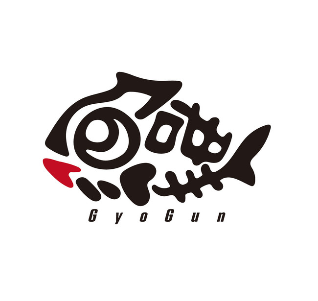 魚群チームキャラクターロゴ
