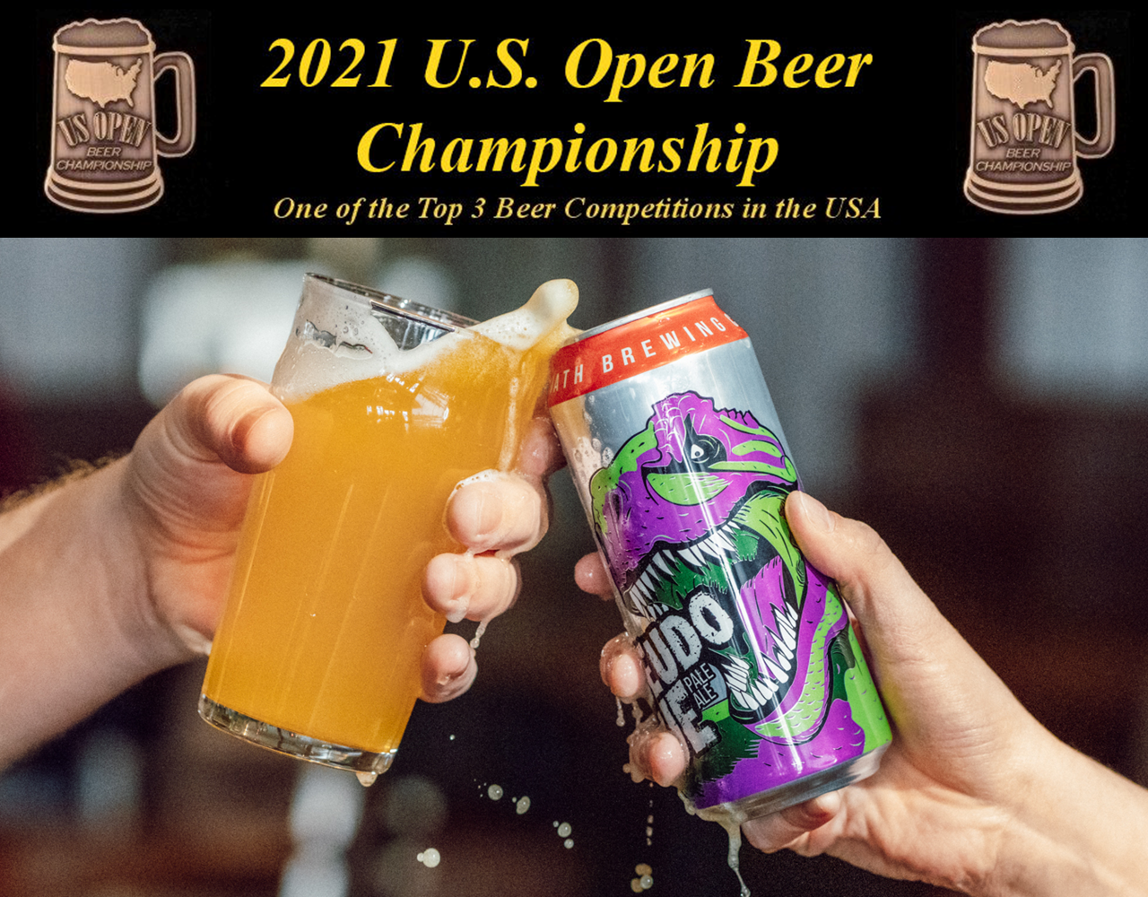 世界中のクラフトビールファン歓喜！恐竜ロゴの「トップリングゴライアス」がU.S. Open Beer Championshipで年間チャンピオンブリュワーに輝く快挙！