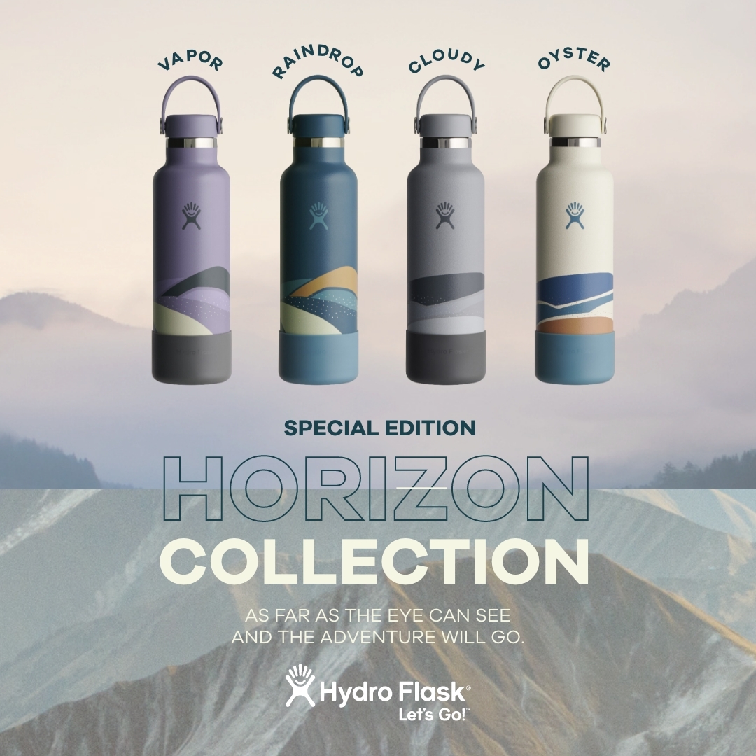 Hydro Flask® 限定ボトル発売】360°パノラマデザインのHORIZON 
