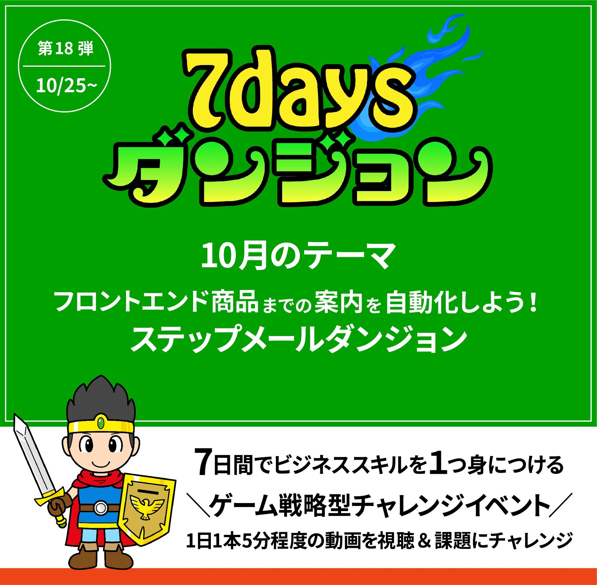 7日間でビジネススキルを1つ習得 ゲーム戦略型チャレンジイベント 第18弾参加者募集開始 株式会社ジーストのプレスリリース